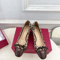 Valentino Fashion Mary-Jane Pumps Shoes 60MM V52905