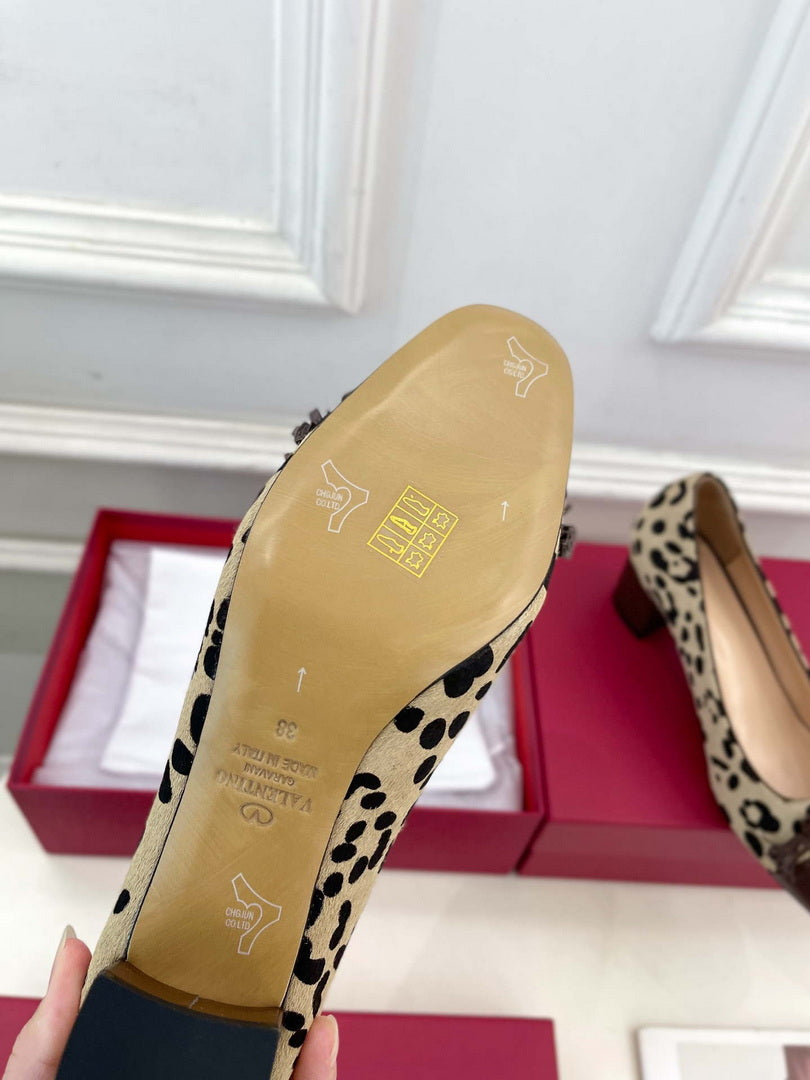 Valentino Fashion Mary-Jane Pumps Shoes 60MM V52905