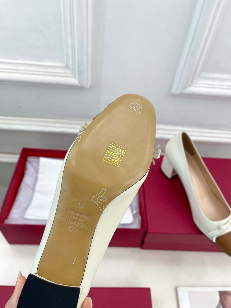 Valentino Fashion Mary-Jane Pumps Shoes 60MM V52907