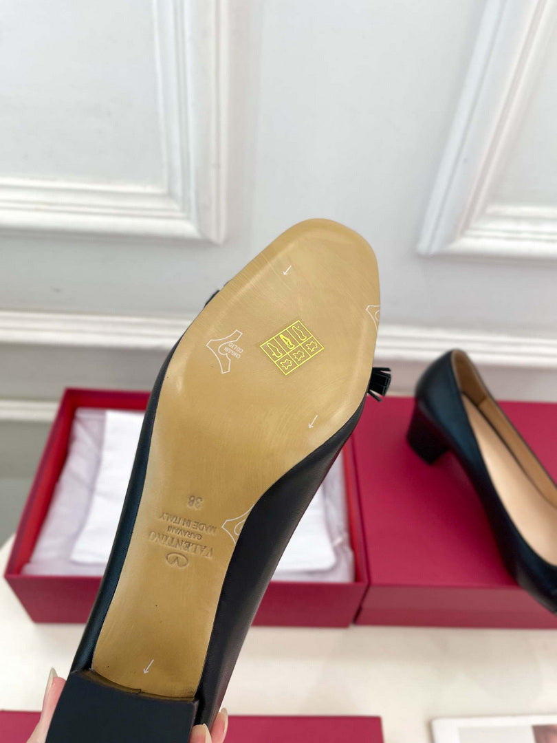 Valentino Fashion Mary-Jane Pumps Shoes 60MM V52908
