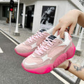 Valentino Garavani Bubbleback Mesh And Suede Sneaker V78134 - 35 - View 1