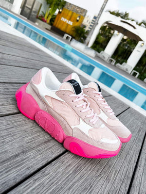 Valentino Garavani Bubbleback Mesh And Suede Sneaker V78134 - 35 - View 2