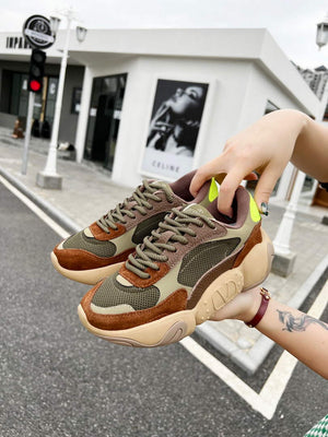 Valentino Garavani Bubbleback Mesh And Suede Sneaker V78135 - 35 - View 1