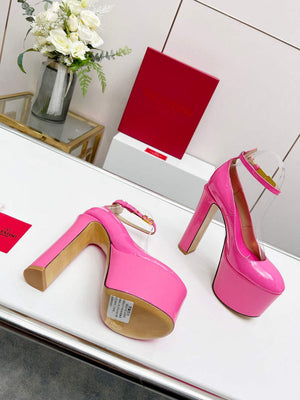Valentino Garavani Tan-go Platform Pump In Patent Leather 155MM Plum - 35 - View 2