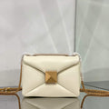 Valentino One Stud Nappa Bag With Chain 1215 Beige - Default Title - View 1