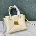 Valentino Small One Stud Nappa Handbag in lambskin V1186 Beige - Default Title - View 1