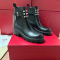 Valentino Studded Ankle Boots Fashion Shoes 55MM V62400