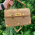 Valentino V0082 Vsling Mini Bag With Sparkling Embroidery Gold - Default Title - View 1