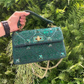 Valentino V0082 Vsling Mini Bag With Sparkling Embroidery Green - Default Title - View 1