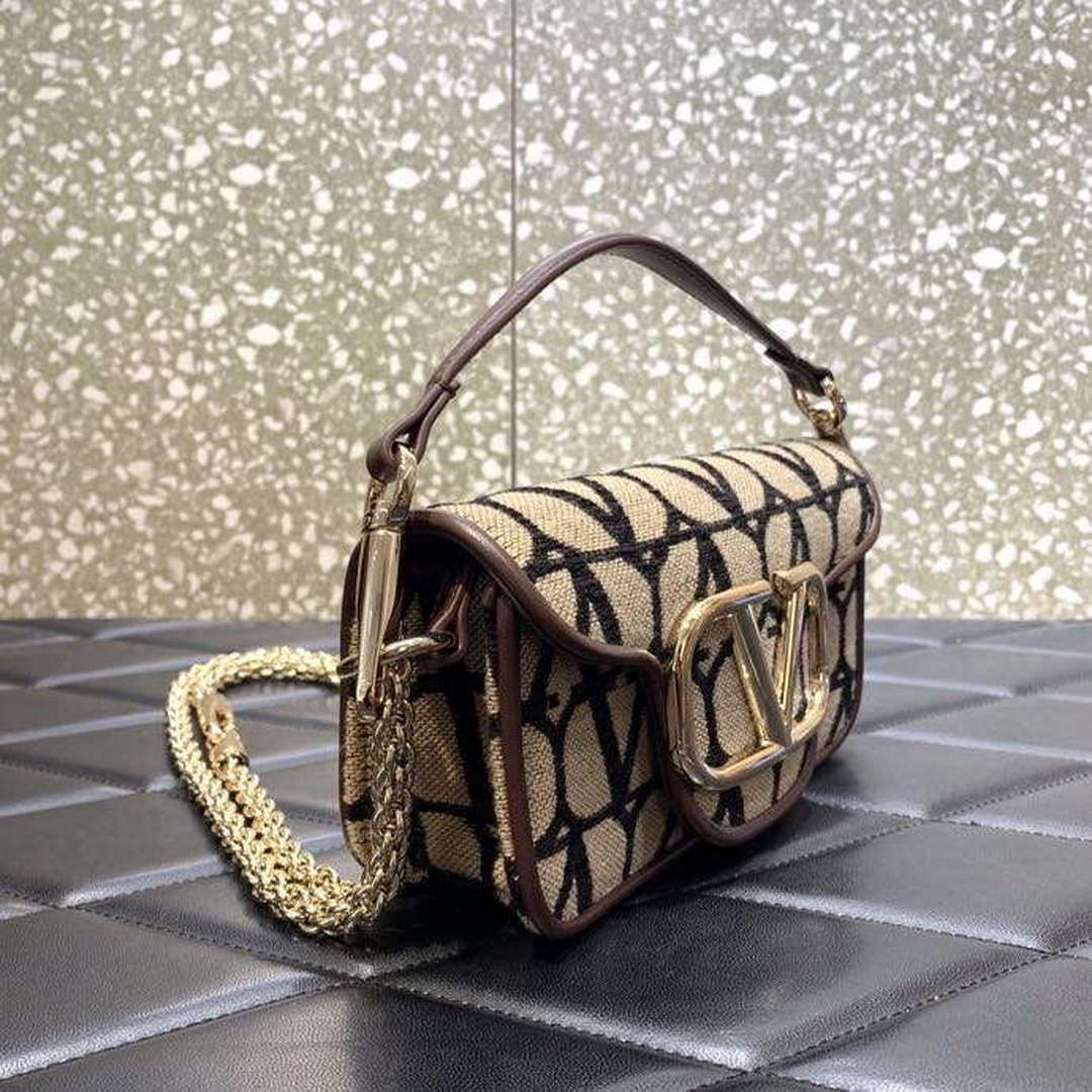 Valentino VAL352M3 loco small shoulder bag valentino garavani Apricot