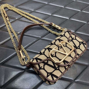 Valentino VAL352M3 loco small shoulder bag valentino garavani Apricot - Default Title - View 9
