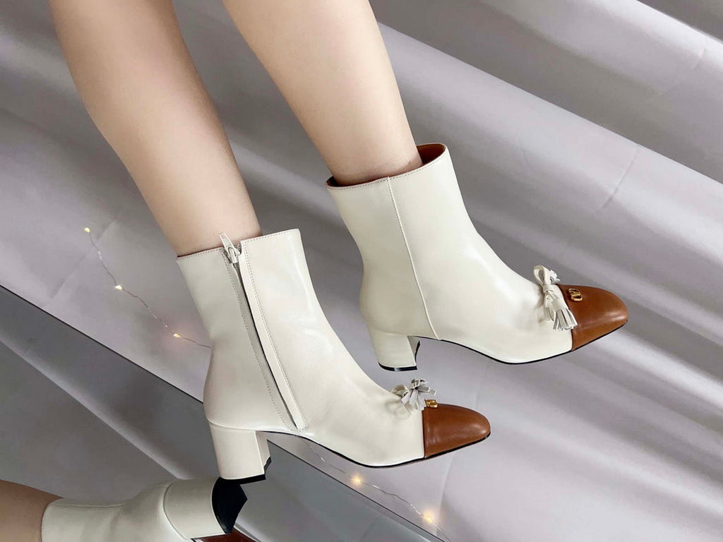 Valentino Valet Du Roi Kidskin Leather Ankle Boot 60MM V62391