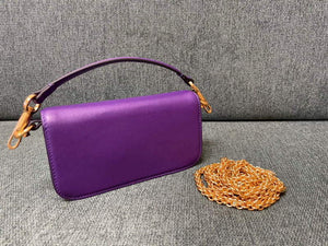 Valentino WB0K53ZXL Loc¨° Small Shoulder Bag in Calfskin Purple - Default Title - View 5
