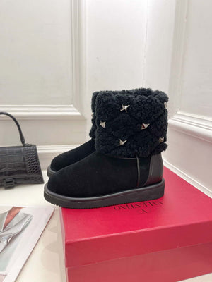 Valentino Women Shoes 1W2S0FG3QES7B1 Roman Stud Quiled Ankle Boot 194222 - 35 - View 5