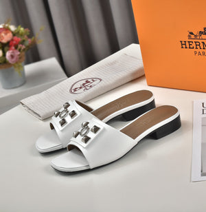 Hermes Women Shoes Designer Hermes Slippers Heel 60mm H70033 - 35 - View 9