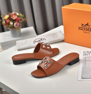 Hermes Women Shoes Designer Hermes Slippers Heel 60mm H80031 - 35 - View 2