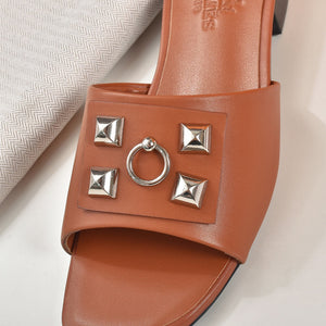 Hermes Women Shoes Designer Hermes Slippers Heel 60mm H80031 - 35 - View 5