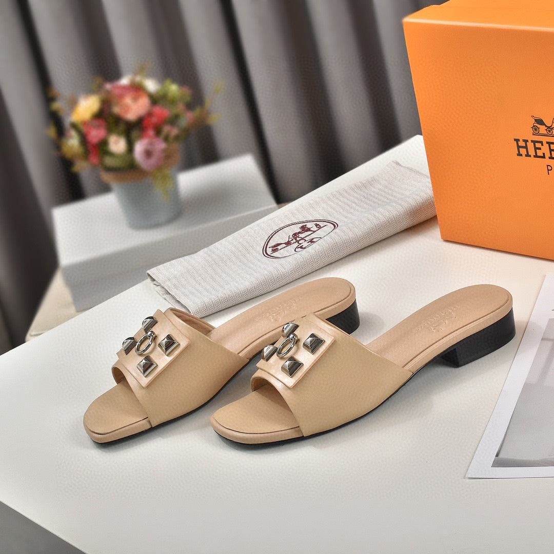 Hermes Women Shoes Designer Hermes Slippers Heel 60mm V80083 - 35 - View 7