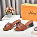 Hermes Women Shoes Designer Hermes Slippers Heel 60mm H70034 - 35 - View 1