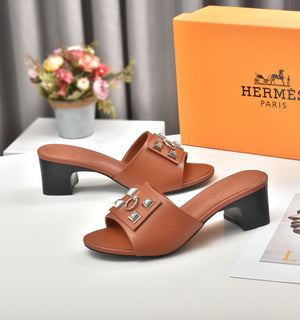 Hermes Women Shoes Designer Hermes Slippers Heel 60mm H70034 - 35 - View 2