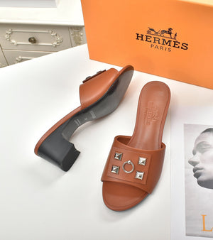 Hermes Women Shoes Designer Hermes Slippers Heel 60mm H70034 - 35 - View 8