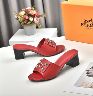 Hermes Women Shoes Designer Hermes Slippers Heel 60mm H70035 - 35 - View 2