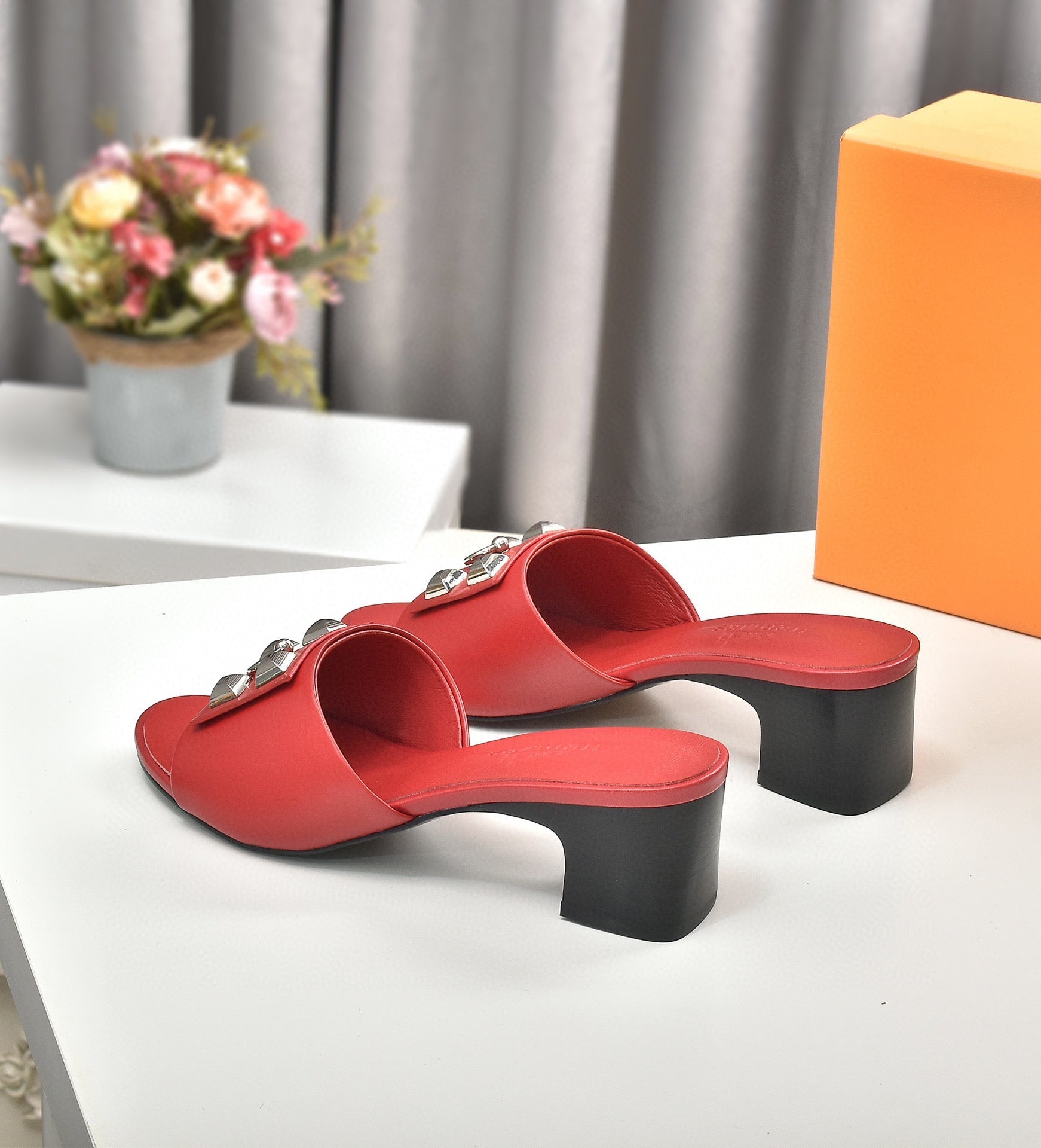 Hermes Women Shoes Designer Hermes Slippers Heel 60mm H70035 - 35 - View 5