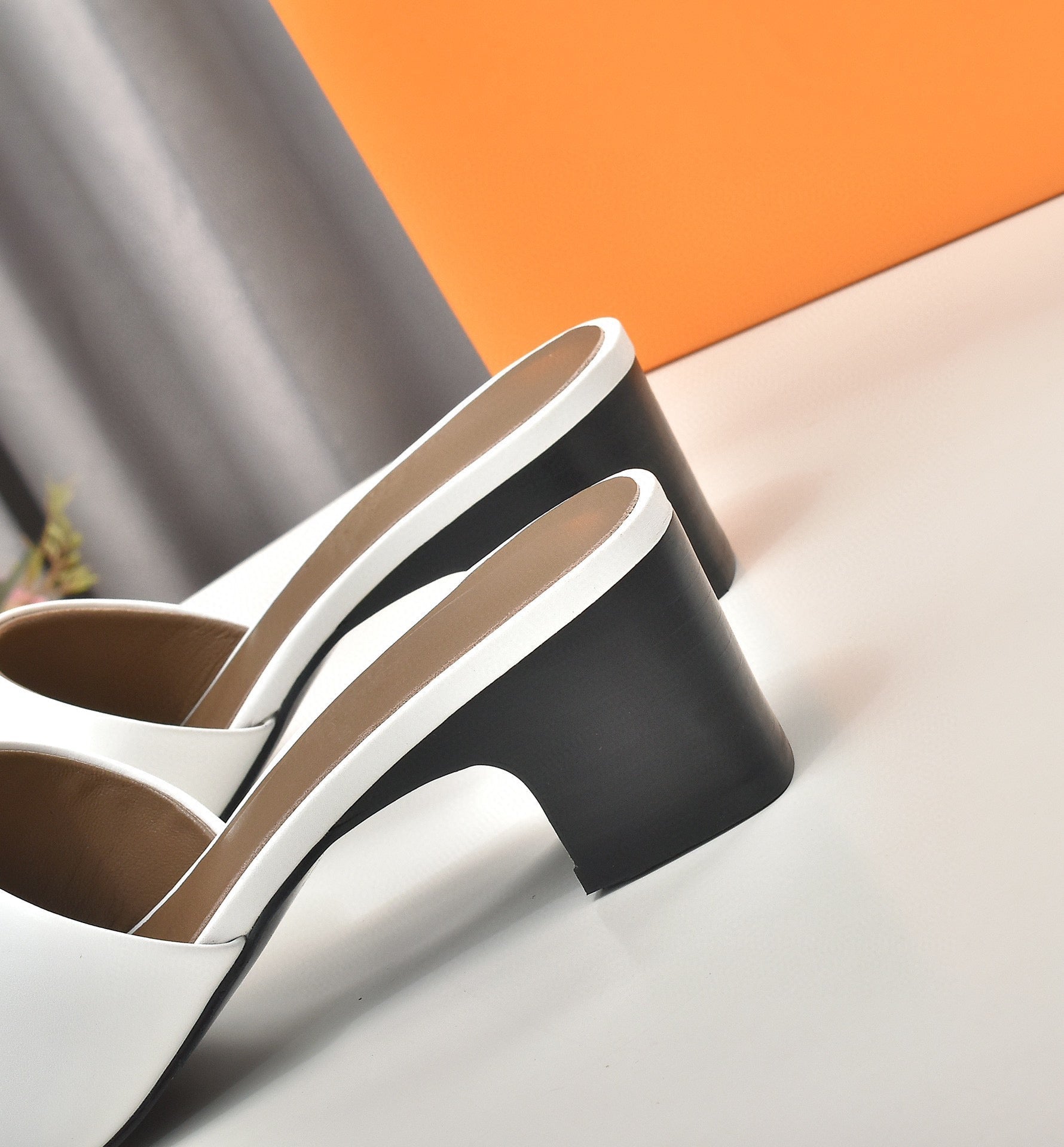 Hermes Women Shoes Designer Hermes Slippers Heel 60mm H70036