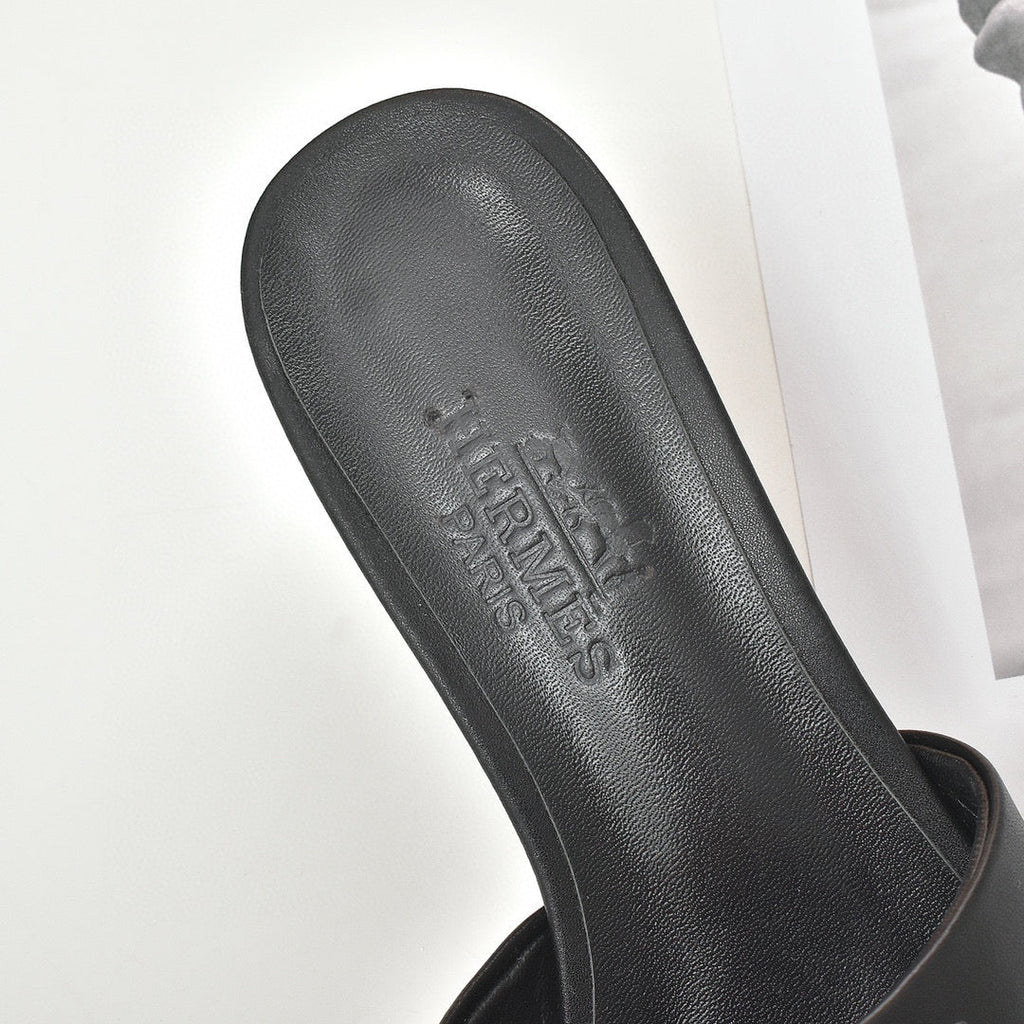 Hermes Women Shoes Designer Hermes Slippers Heel 60mm H70037