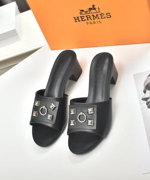 Hermes Women Shoes Designer Hermes Slippers Heel 60mm H70037 - 35 - View 8