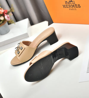 Hermes Women Shoes Designer Hermes Slippers Heel 60mm H70038 - 35 - View 9