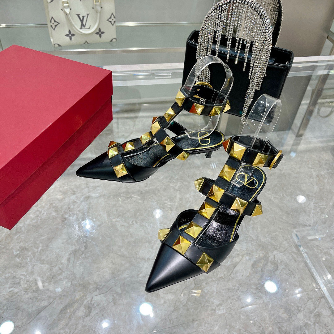 Valentino Women Shoes Designer Valentino Sandals Heel 45mm V80045