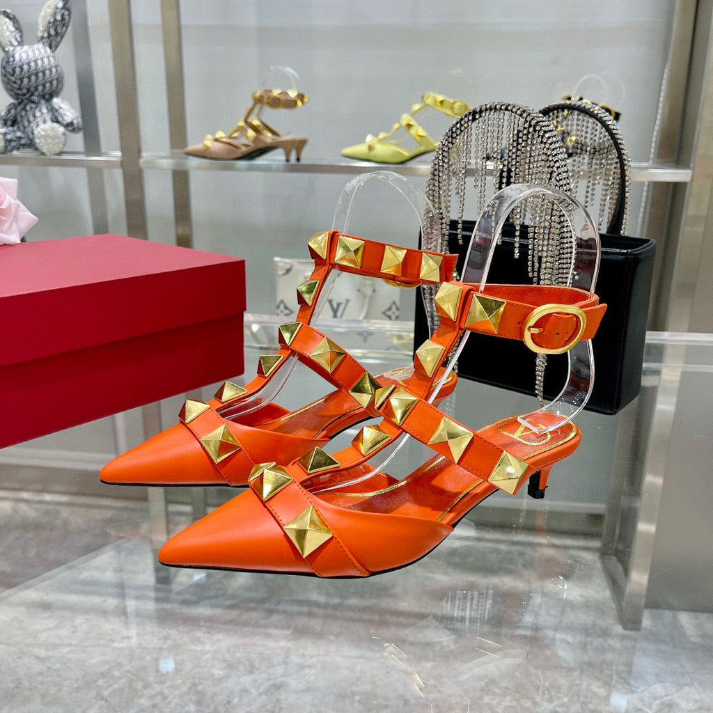 Valentino Women Shoes Designer Valentino Sandals Heel 45mm V80047