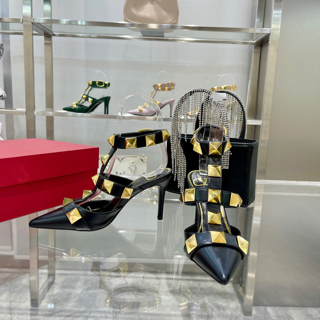 Valentino Women Shoes Designer Valentino Sandals Heel 80mm V80043