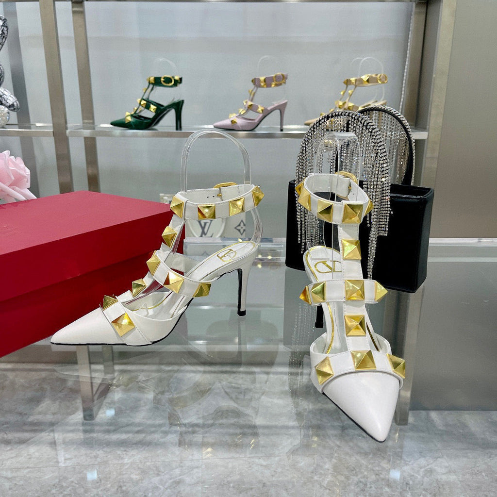 Valentino Women Shoes Designer Valentino Sandals Heel 80mm V80044