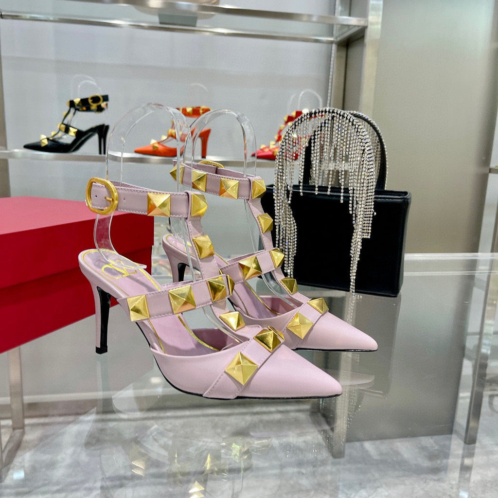 Valentino Women Shoes Designer Valentino Sandals Heel 80mm V80042