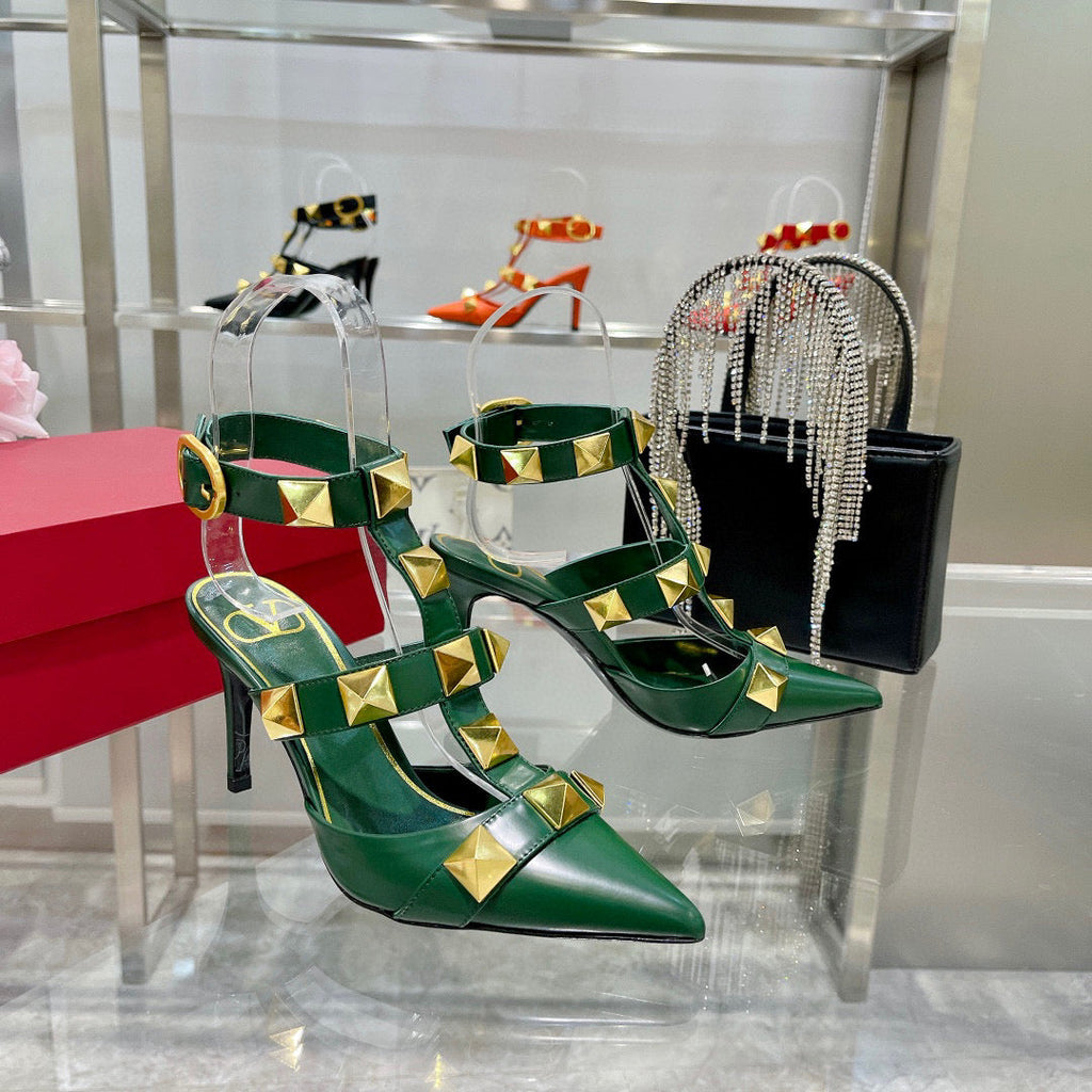 Valentino Women Shoes Designer Valentino Sandals Heel 80mm V80041