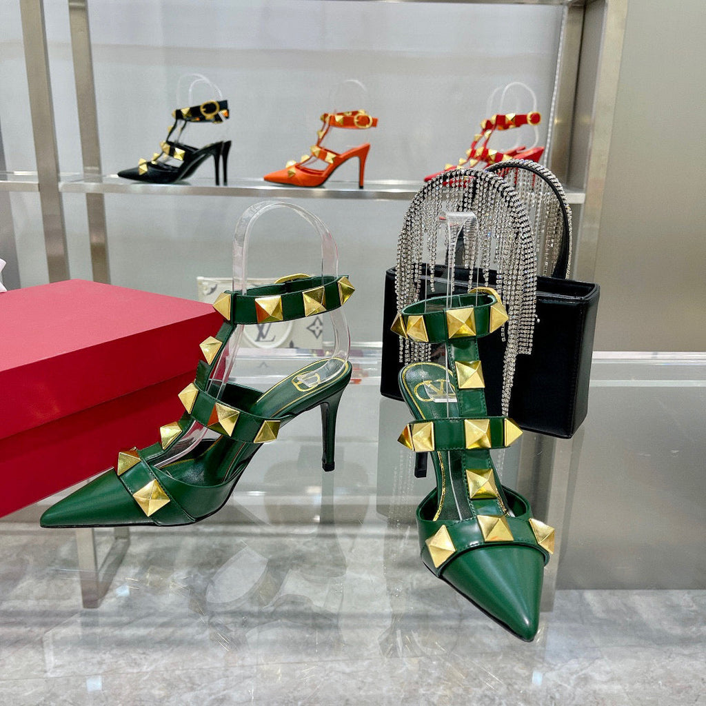 Valentino Women Shoes Designer Valentino Sandals Heel 80mm V80041