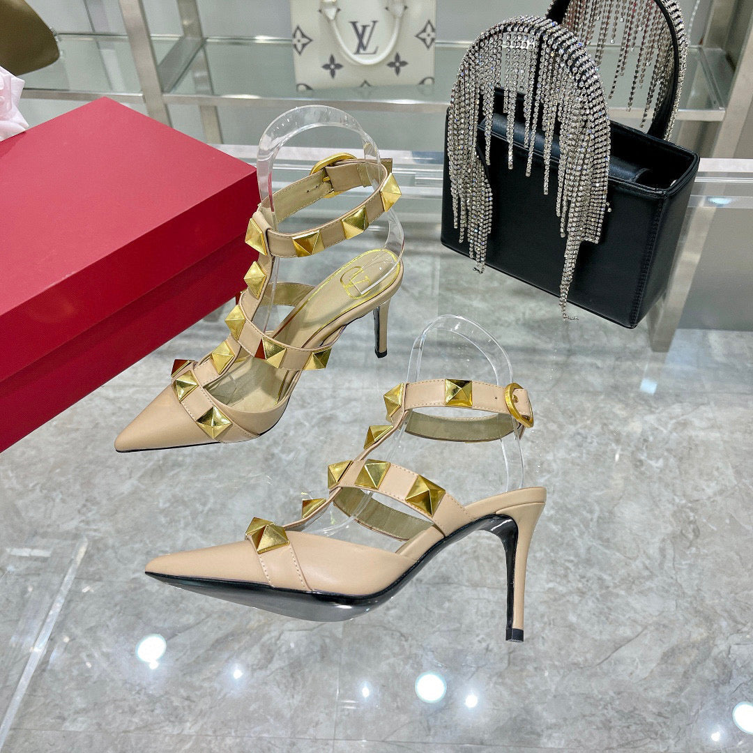 Valentino Women Shoes Designer Valentino Sandals Heel 80mm V80040