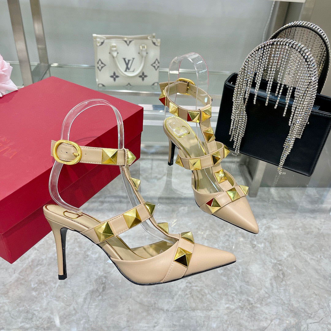 Valentino Women Shoes Designer Valentino Sandals Heel 80mm V80040
