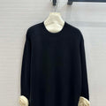 Valentino Women's Clothing Sweater Rose Sleeves Beige V38111 - S - View 1