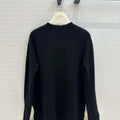 Valentino Women's Clothing Sweater Rose Sleeves Black V38110 - S - View 1