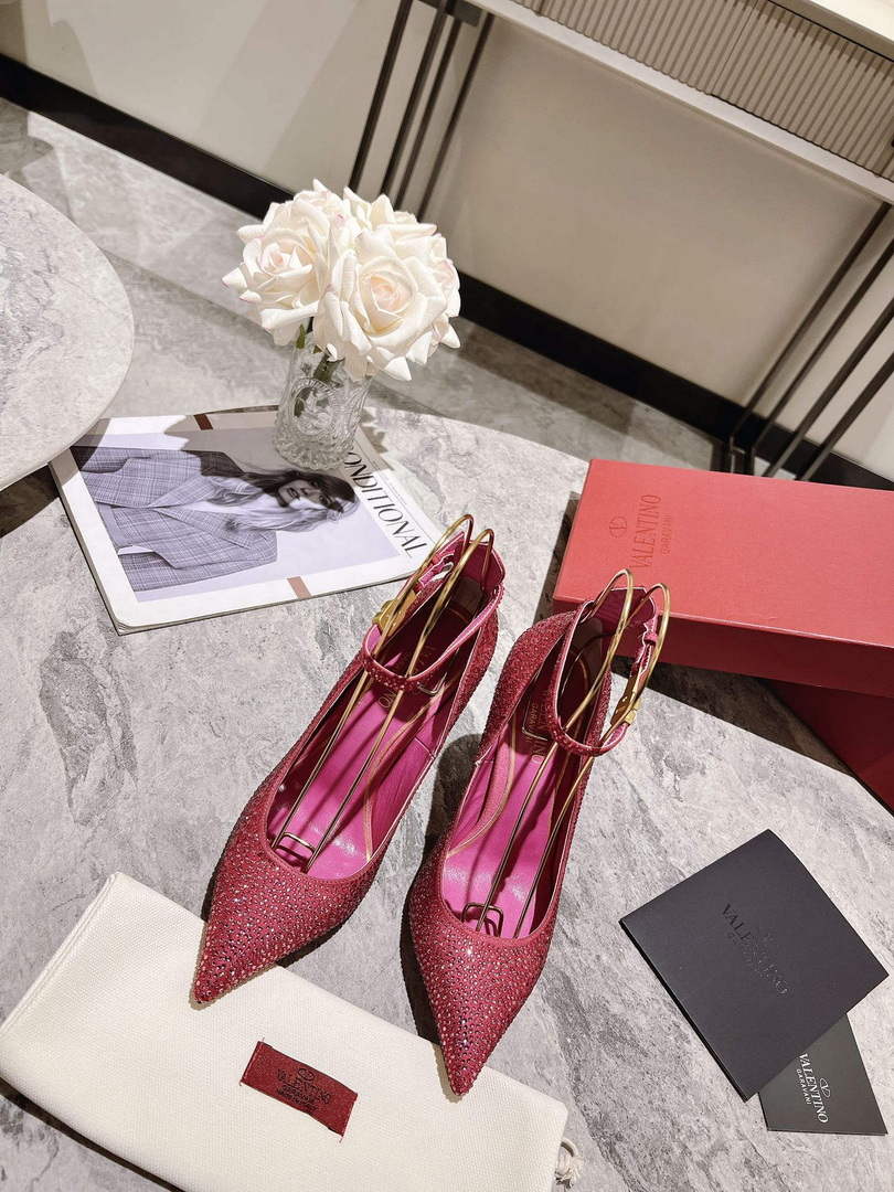 Valentino Women's Full Diamond Shoes 100mm V75466