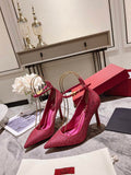 Valentino Women's Full Diamond Shoes 100mm V75466