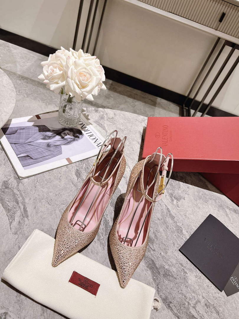 Valentino Women's Full Diamond Shoes 100mm V75467