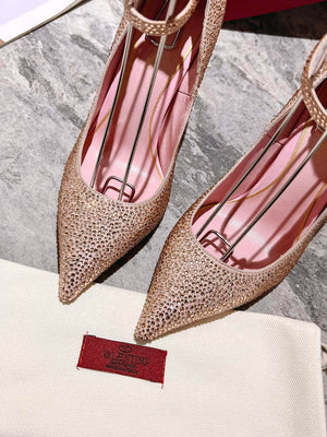 Valentino Women's Full Diamond Shoes 100mm V75467 - 35 - View 6