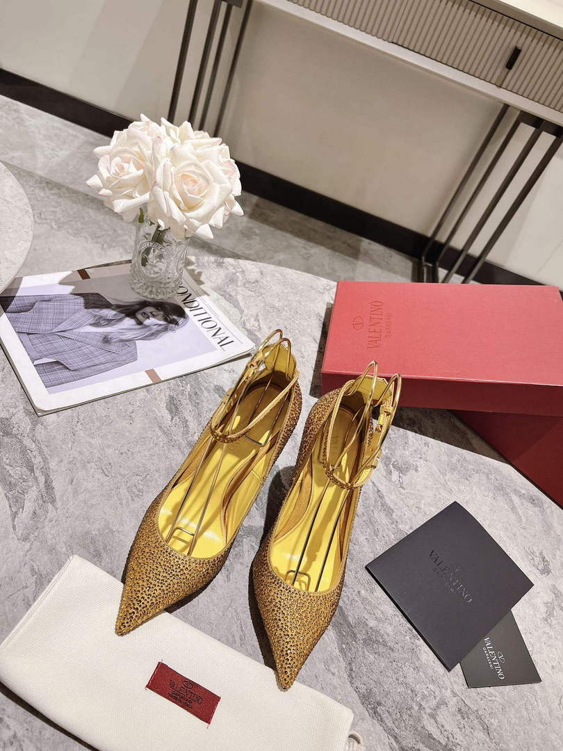 Valentino Women's Full Diamond Shoes 100mm V75468