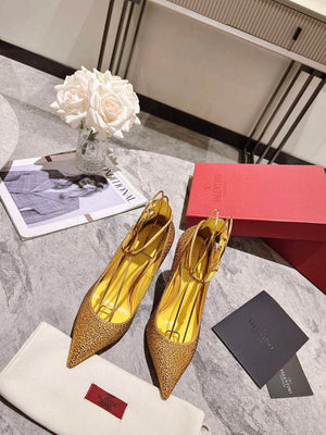 Valentino Women's Full Diamond Shoes 100mm V75468 - 35 - View 4