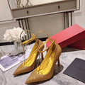 Valentino Women's Full Diamond Shoes 100mm V75468 - 35 - View 1