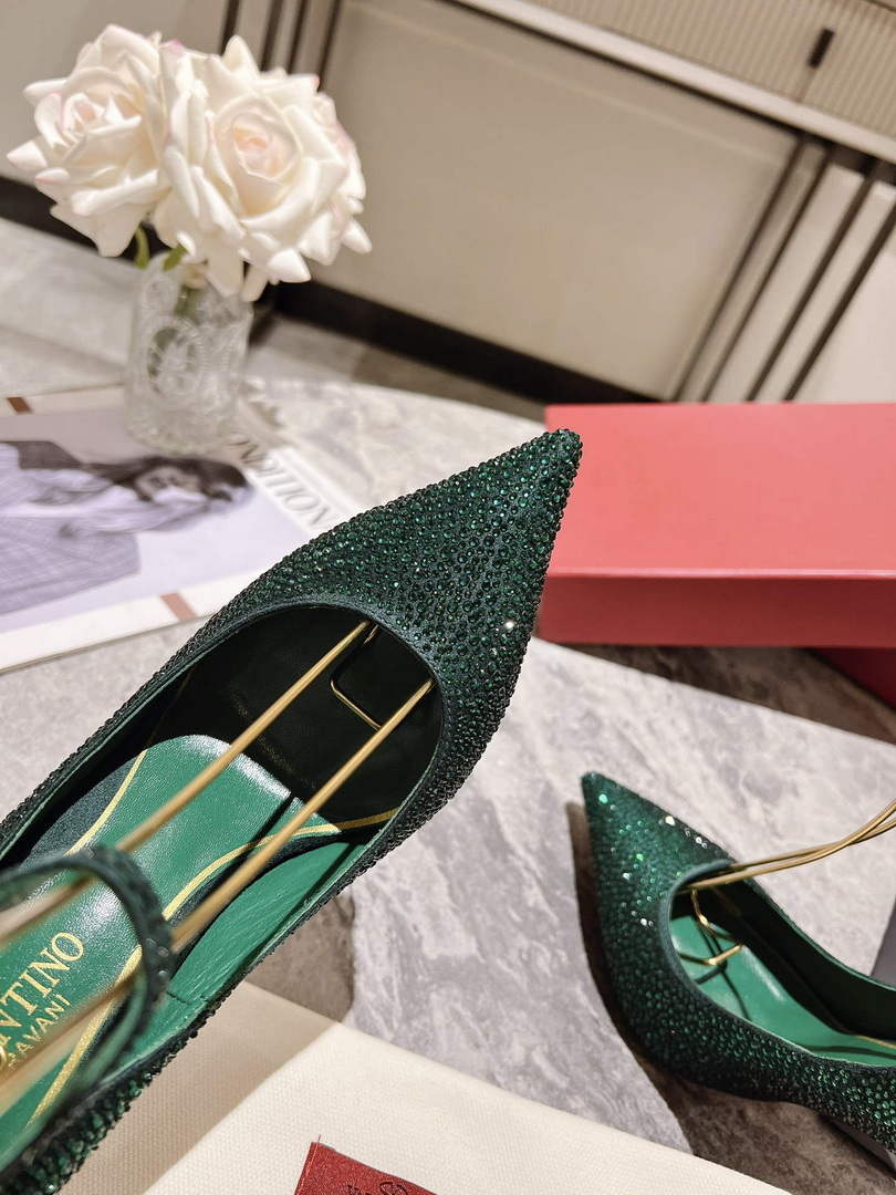 Valentino Women's Full Diamond Shoes 100mm V75469
